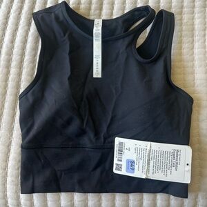 Lululemon Mastered Motion Cropped Tank - Black - Size 4 - New - Never worn